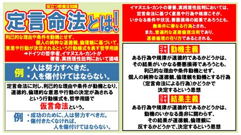 命法|定言的命法(ていげんてきめいほう)とは？ 意味や使い方